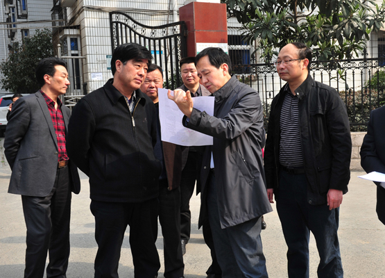 梁吉祥视察我院改扩建工程
