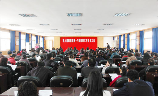 市人民医院召开“三·八”妇女节表彰大会